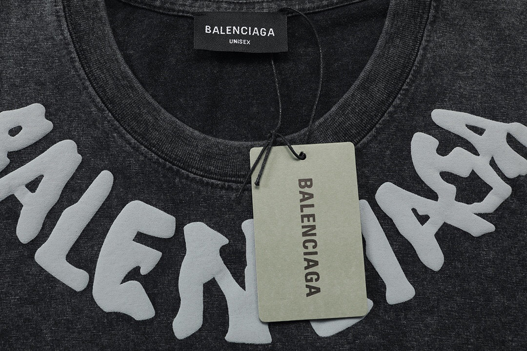 Balenciaga Graffiti Logo T-Shirt