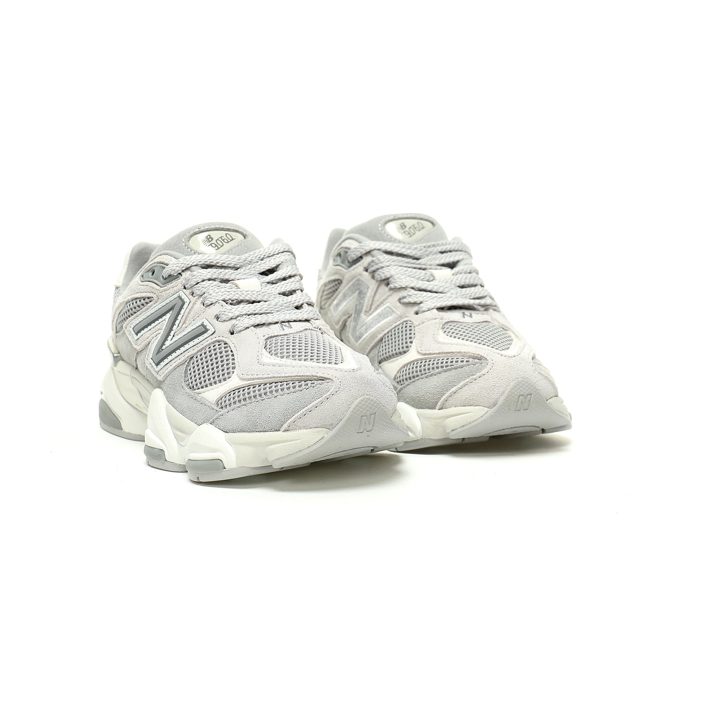 New Balance 9060 Grey – Sneakers in Mesh & Suede Chunky