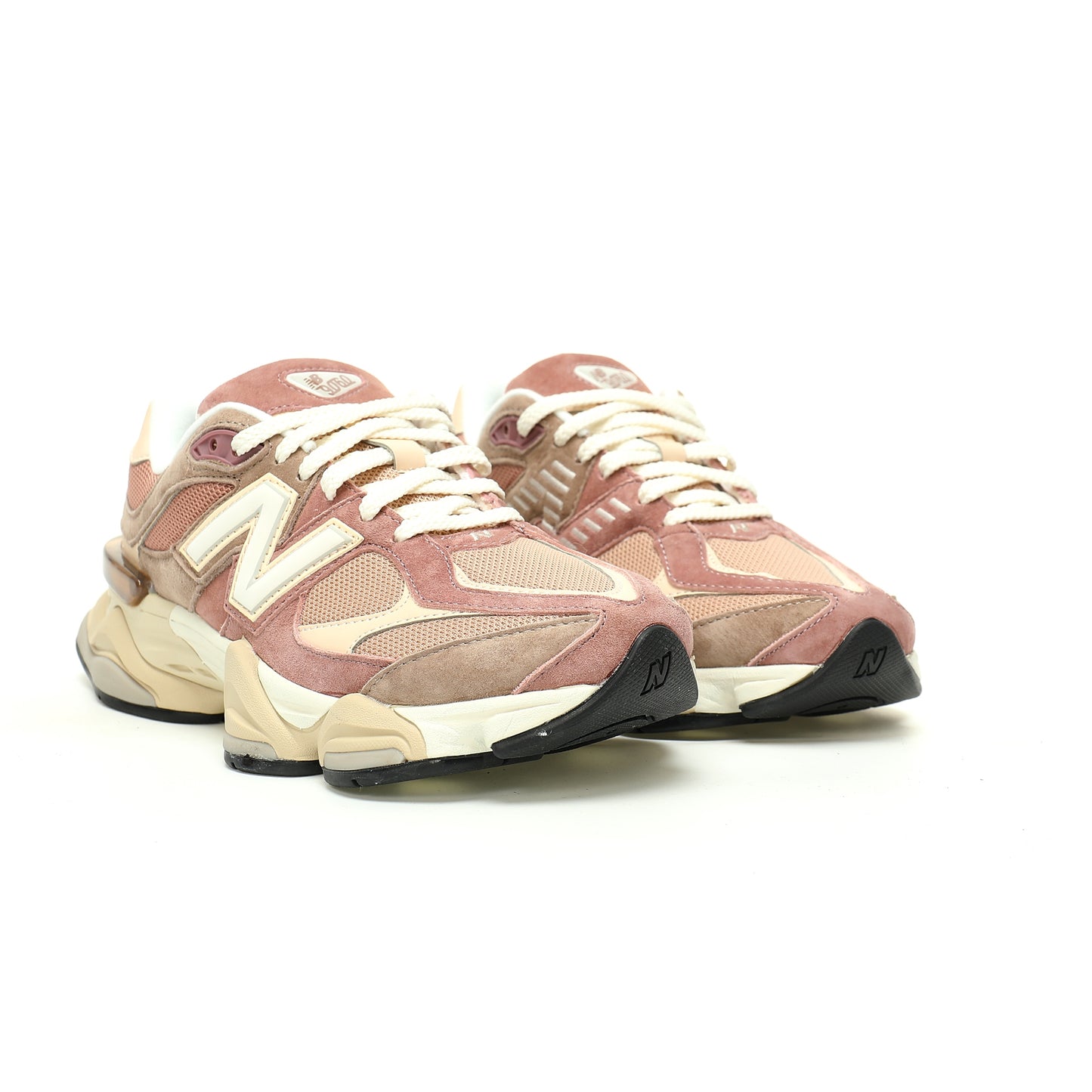 New Balance 9060 Pink Beige – Sneakers Chunky Donna in Suede & Mesh