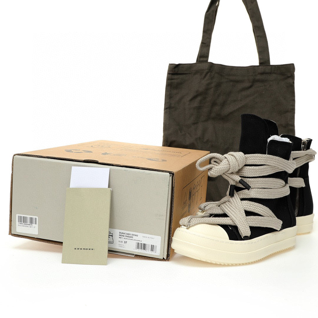 Rick Owens DRKSHDW Hexa High-Top Sneakers
