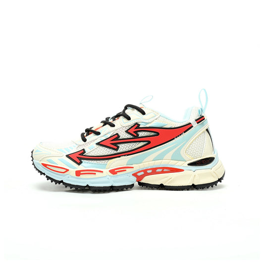 Off-White Glove Slip On Sneaker — White/Light Blue/Red