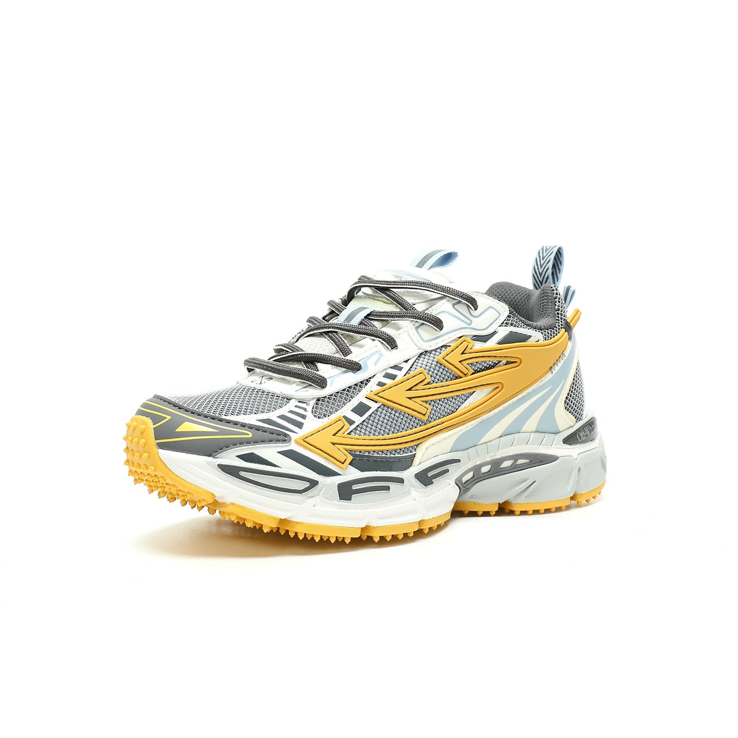 Off-White™ Glove Sneaker 'Grey/Yellow'