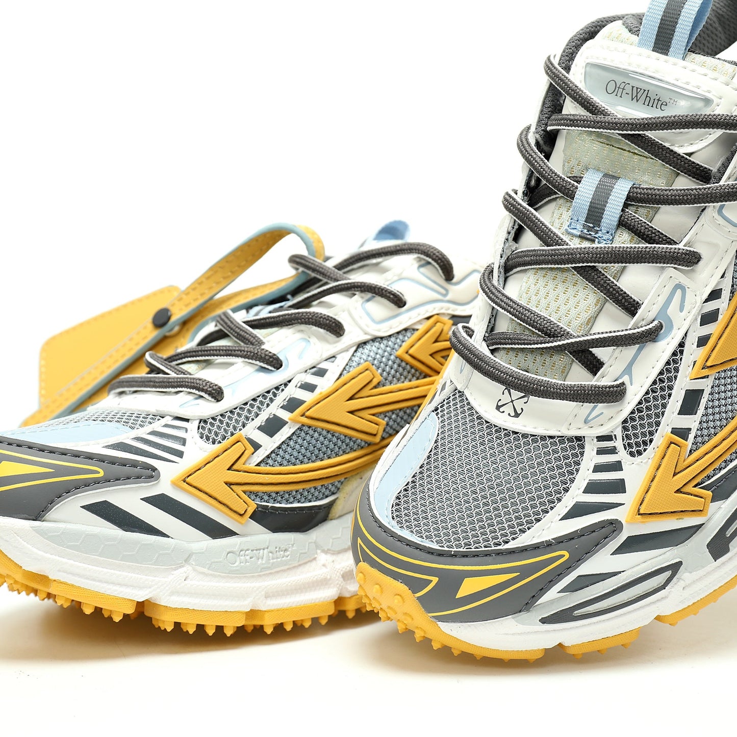 Off-White™ Glove Sneaker 'Grey/Yellow'