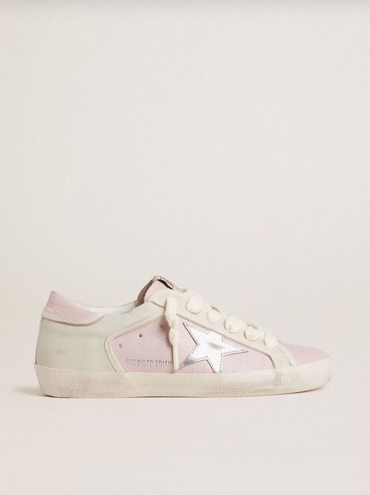 Superstar “Private Edition” – Pelle Bianco Panna con Stella Argento e Dettagli Rosa