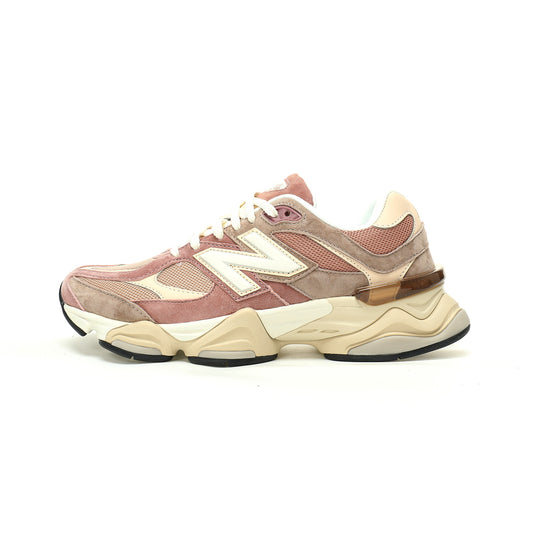 New Balance 9060 pink beige sneakers donna chunky in suede e mesh